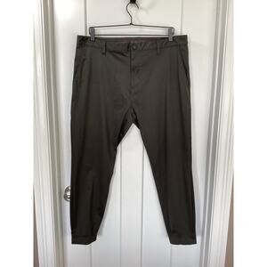Rhone Men's Commuter Slim Tapered Leg Jogger Pants Dark Greenish‎ Gray Size 36